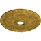 Ekena Millwork Spring Leaf Ceiling Medallion (Canopies up to 5 5/8"), 19 7/8"OD x 3 5/8"ID x 1 1/4"P, Pharaohs Gold CM19SPPGS - alternate 3